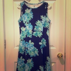 New York & Company Black Floral Dress 👗